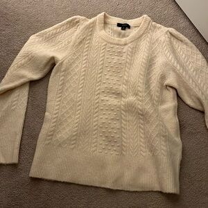 J.Crew super soft sweater in  ivory